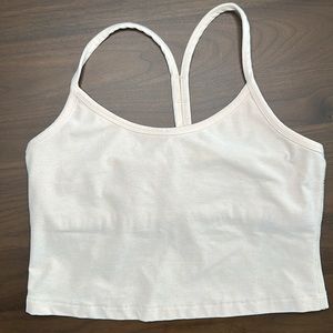 Beyond Yoga Spacedye Slim racer back cropped tank size M.